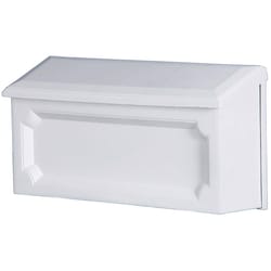 Architectural Mailboxes Windsor Plastic Wall Mount White Mailbox