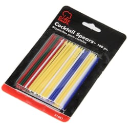 Chef Craft Assorted Plastic Cocktail Spears