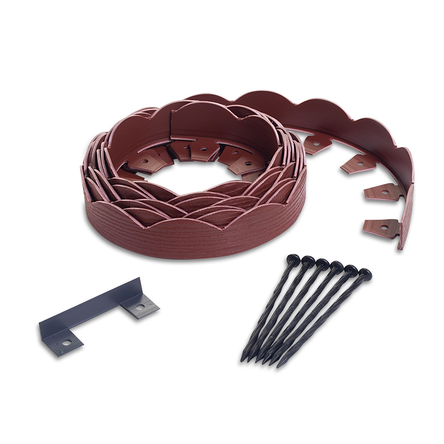 EasyFlex Plastic Red Landscape Edging Kit Mfr# 3210RDE-20-3 - Ace Hardware