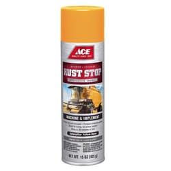 Ace Rust Stop Machine & Implement Gloss Caterpillar Yellow Protective Enamel Spray Paint 15 oz