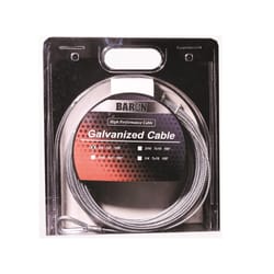 Baron Galvanized Steel 1/8 in. D X 100 ft. L Aircraft Cable