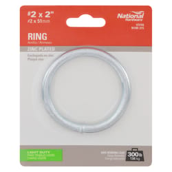 National Hardware #2 Zinc-Plated Steel Solid Ring 300 lb. cap.