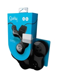 Quirky Indoor 2 ft. L Black Extension Cord 14/3
