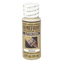 Homefront Glitter Gold Hobby Paint 2 oz