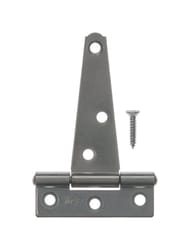 Ace 3 in. L Zinc-Plated Light Duty T Hinge 2 pk