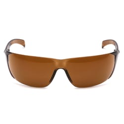 Carhartt Billings Anti-Fog Frameless Safety Glasses Bronze Lens Black/Tan Frame 1 pc