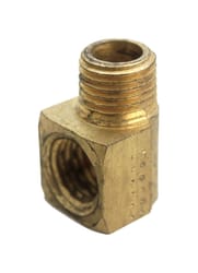 JMF Company 1/4 in. FPT X 1/4 in. D MPT Brass 90 Degree Street Elbow