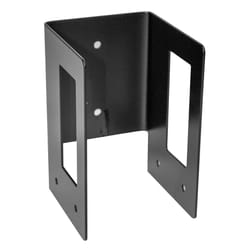 Panacea Black Powder Coated Steel Log Rack Bracket