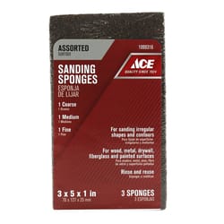 Sanding sponge set, 3-pack 
