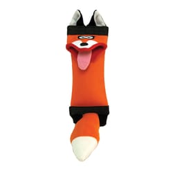 Hyper Pet Firehose Friends Orange Canvas Fox Squeak Dog Toy 1 pk