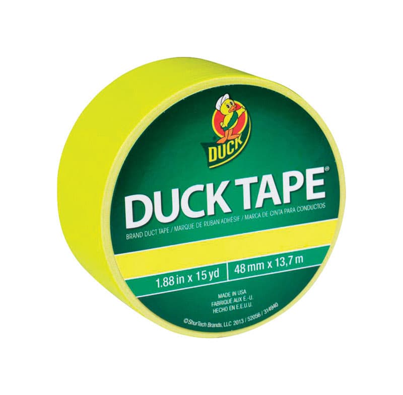 GTIN 075353033913 product image for Duck Brand 45 ft. L x 1.88 in. W Fluorescent Yellow Duct Tape | upcitemdb.com