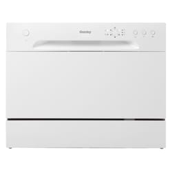 Danby 6 settings White Steel Dishwasher 130 W