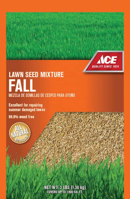Ace Mixed Sun/Partial Shade Grass Seed Mixture 3 lb. Ace Hardware