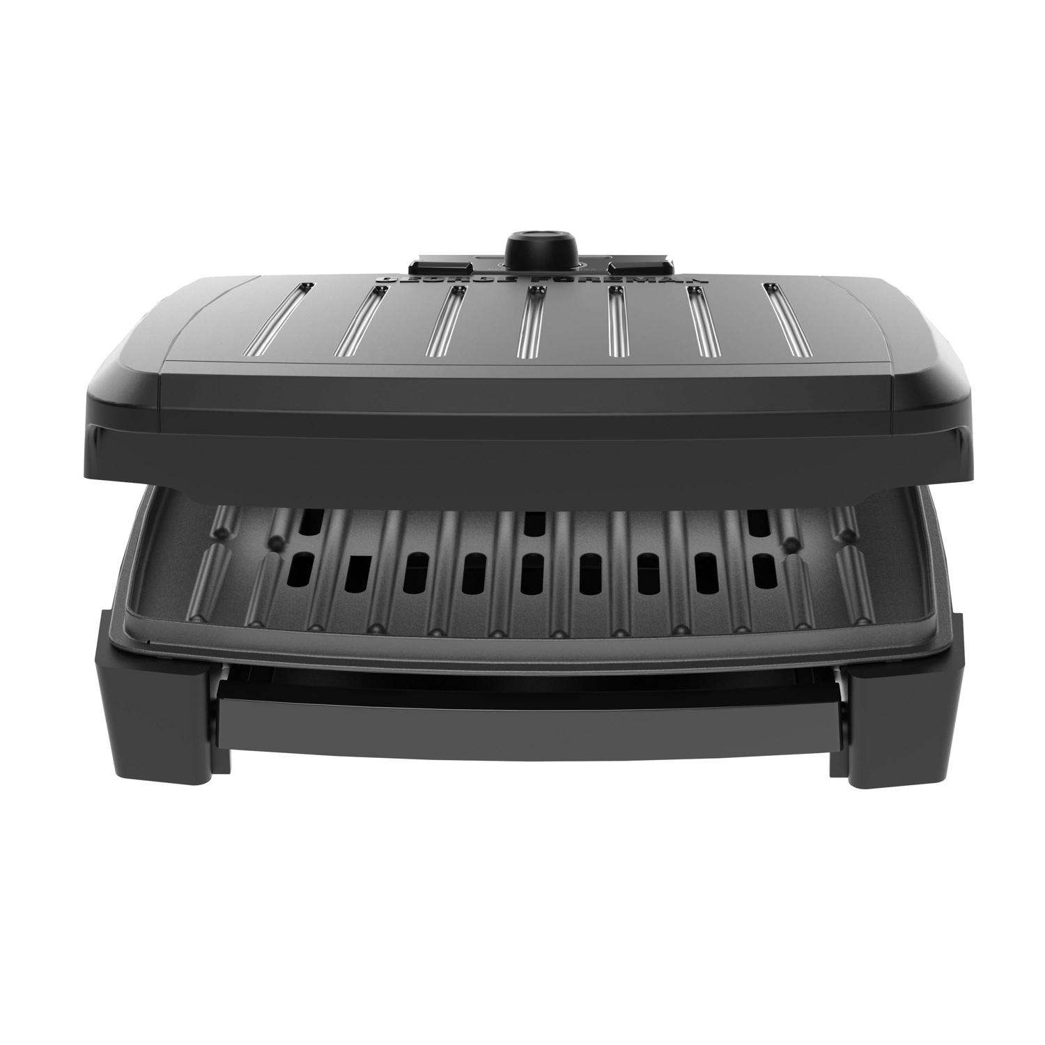 George Foreman Submersible Black Plastic Nonstick Surface Indoor Grill 75  In. - Ace Hardware