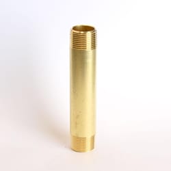 ATC 3/4 in. MPT 3/4 in. D MPT Yellow Brass Nipple 5 in. L