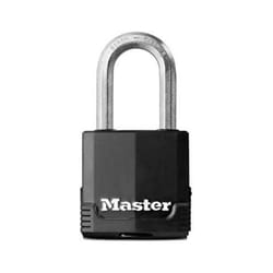 Master Lock Magnum 1-7/8 in. H X 1-3/16 in. W X 1-3/4 in. L Laminated Steel 4-Pin Cylinder Weather-R