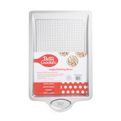 Betty Crocker 11 in. W X 19 in. L Angeled Baking Sheet Silver 1 pc