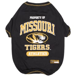 Pets First Team Colors Missouri Tigers Dog T-Shirt Small