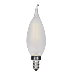 Satco CA11 E12 (Candelabra) LED Bulb Warm White 40 Watt Equivalence 1 pk