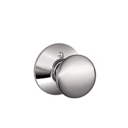 Schlage Plymouth Chrome Dummy Knob Right or Left Handed