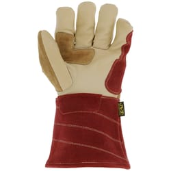 Mechanix Wear Torch Flux Cowhide MIG Welding Gloves Red L 1 pk