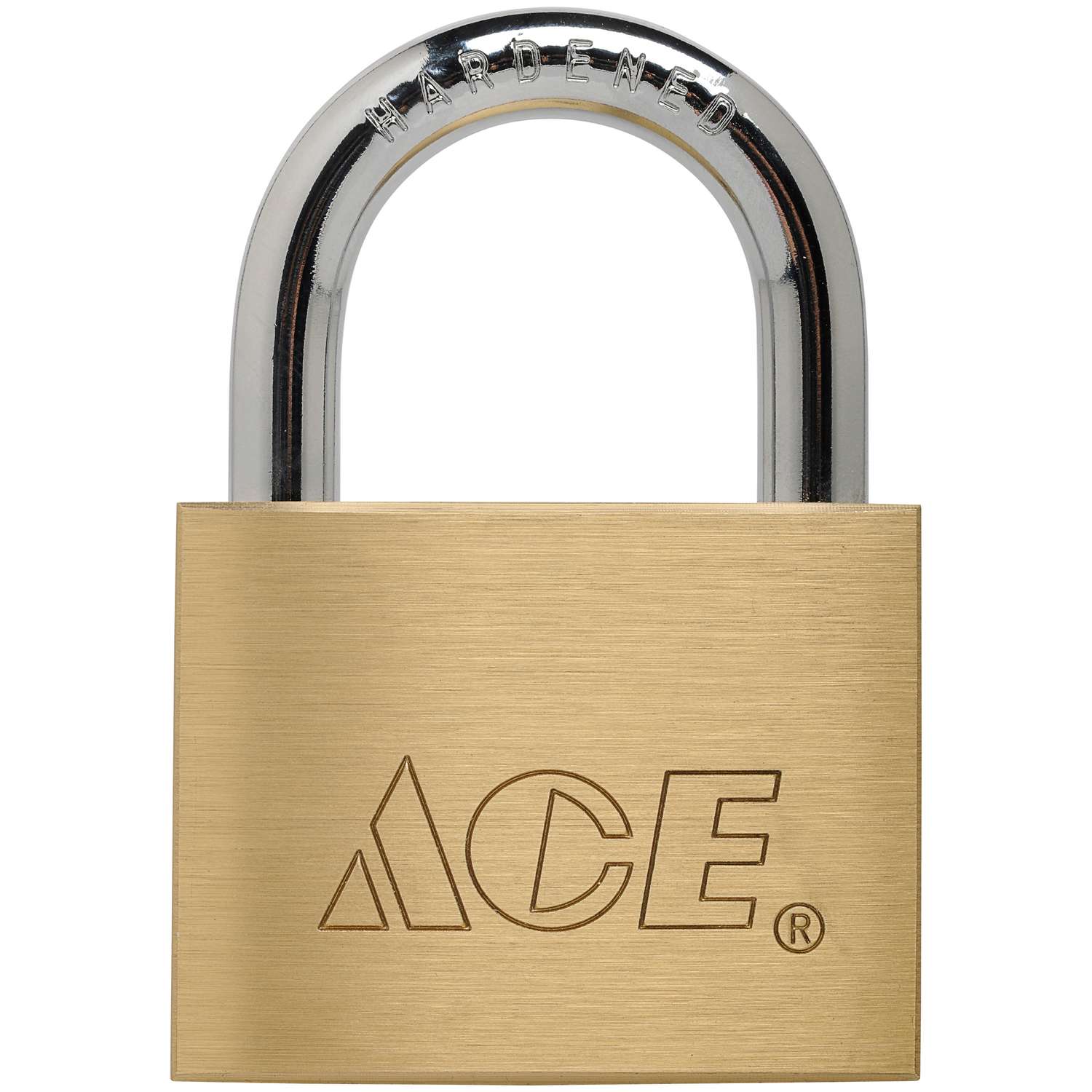 Ace 1-7/8 in. W X 2-3/4 in. L Brass Double Locking Padlock