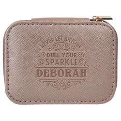 History & Heraldry Deborah Never Let Anyone Dull Your Sparkle Travel Jewellery Box 1 pk
