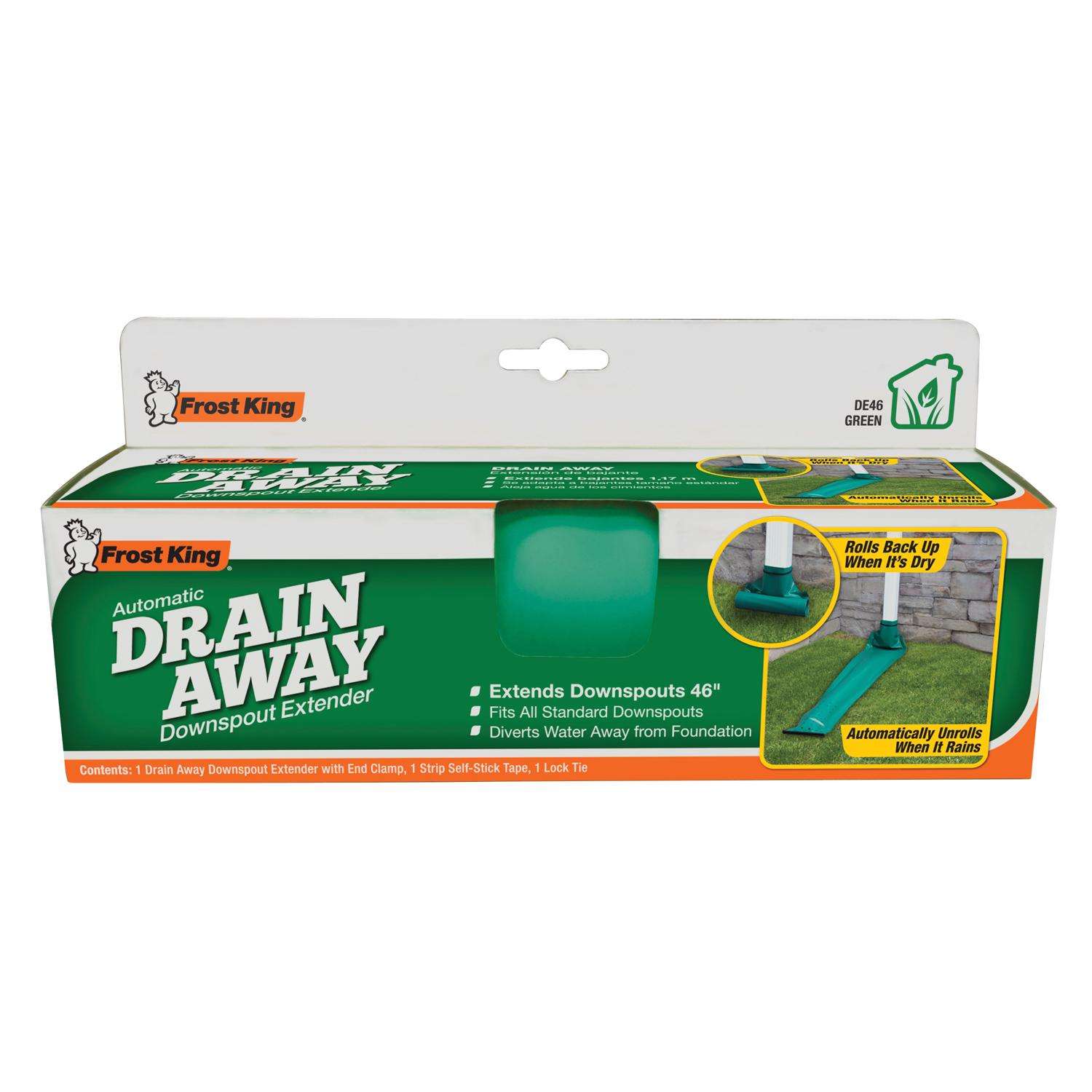 Frost King Drain Away 0.1 in. H X 9 in. W X 46 in. L Green Vinyl