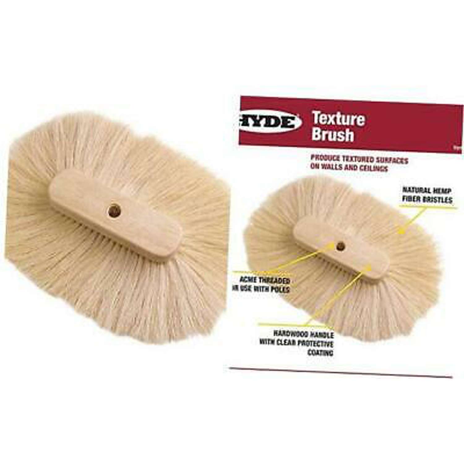 Fiber Pellet Stove Brush, 3 In.