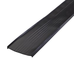 M-D BUILDING PRODUCTS Platinum Black Vinyl Door Bottom For Garage Doors 9 ft. L X 2.5 in.