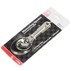 Chef Craft Stainless Steel Silver Measuring Set