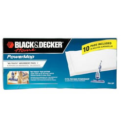Black+Decker PowerMop 11 in. L Fiber Mop Refill 10 pk
