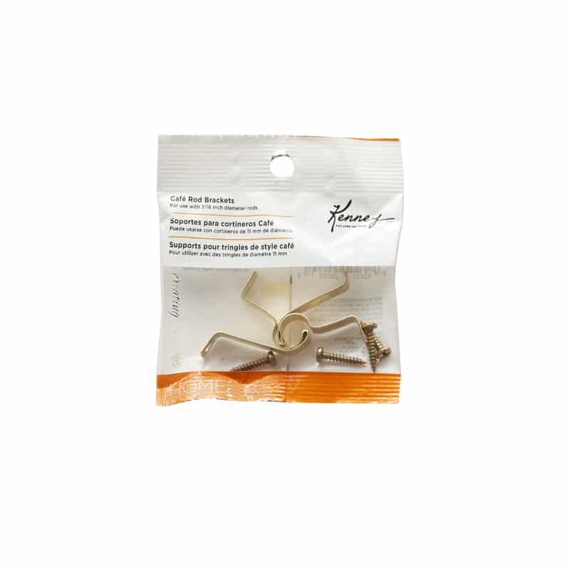 Kenney Brass Brass Cafe Curtain Rod Bracket Ace Hardware