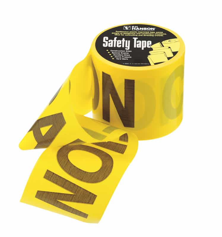 C.H. Hanson 200 ft. L x 3 in. W Plastic Caution Barricade Tape Yellow Ace Hardware