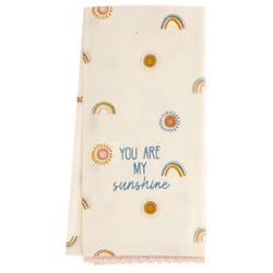 Karma Reese Light Pink Cotton Rainbow Tea Towel 1 pk