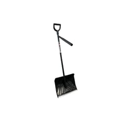 NoBendz 18 in. W X 55 in. L Poly Ergonomic Snow Shovel