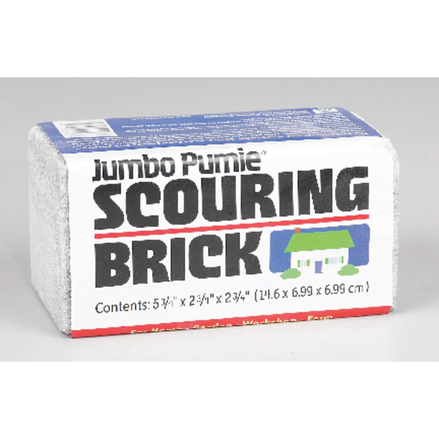 US Pumice Pumie Heavy Duty Scouring Brick For MultiPurpose 6 in. L 1