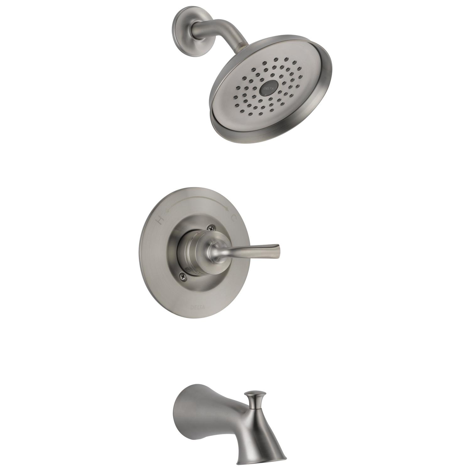 UPC 034449877978 product image for Delta Monitor Lorain 1 Handle Tub and Shower Faucet Stainless Steel Stainless St | upcitemdb.com