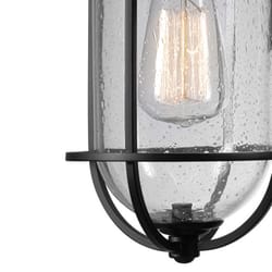 Globe Electric Vintage 1-Light Natural Black Turner Wall Sconce