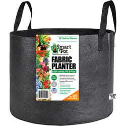 Smart Pot 13.5 in. H X 18 in. W X 18 in. D X 20 in. D Geo-Thermal Fabric Grow Bag Planter Black