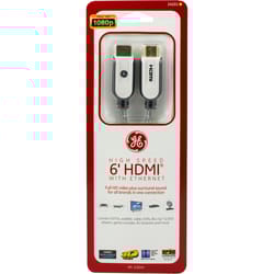 GE Pro 6 ft. L Audio-Video Cable HDMI