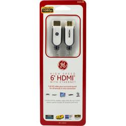 GE Pro 6 ft. L Audio-Video Cable HDMI