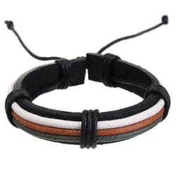 Mad Man Mens Austin Multicolored Bracelet Leather