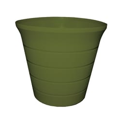 Misco Horizon 7.25 in. H X 8 in. D Plastic Planter Green