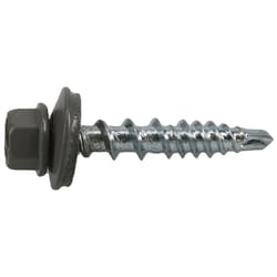 HILLMAN Power Pro No. 10 Ga. X 1 in. L Hex Drive Washer Head Coarse Roofing Screws