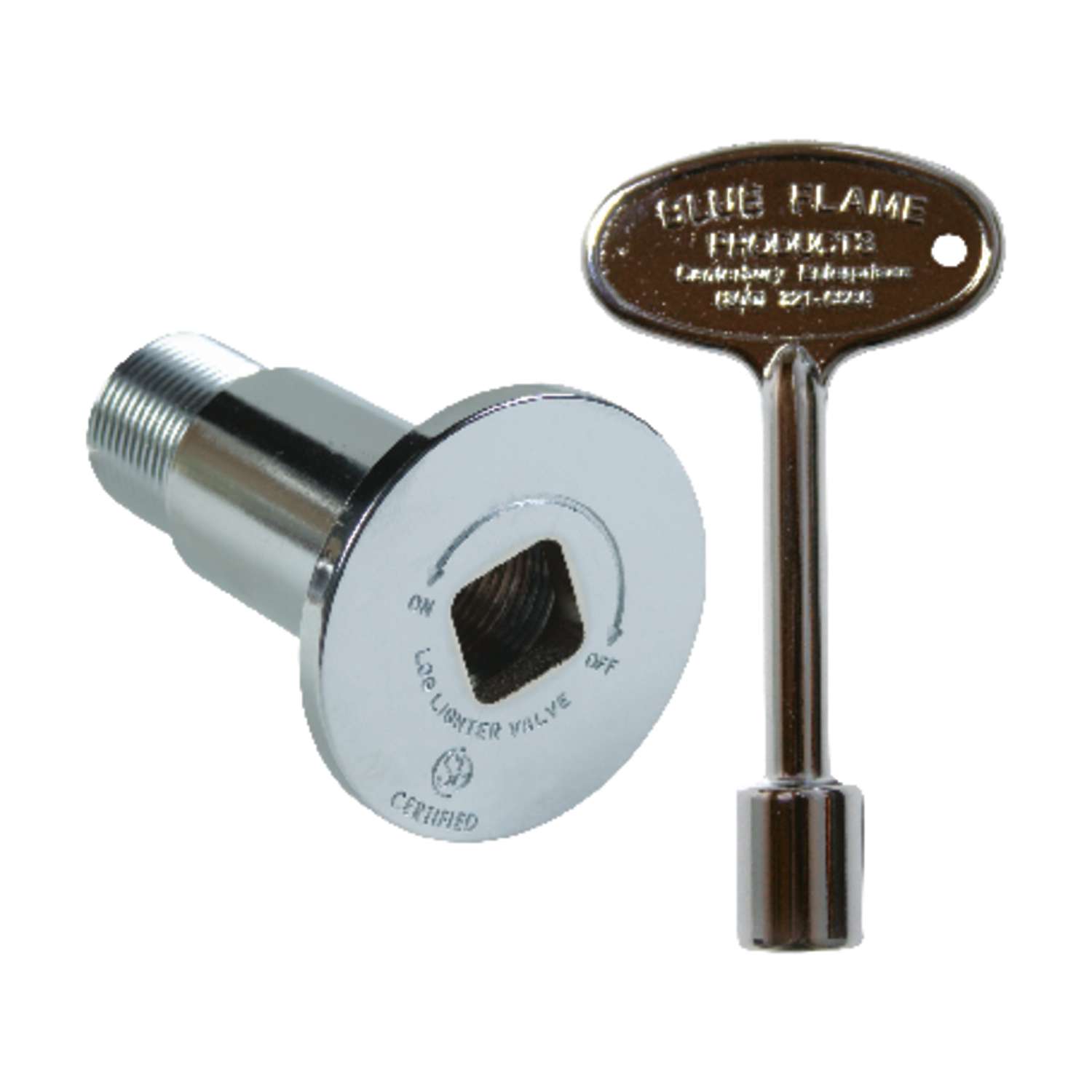 Blue Flame Silver Polished Chrome Zinc Gas Valve Flange Kit Ace Hardware