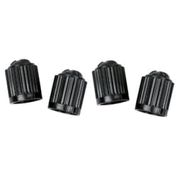 Slime Plastic Tire Valve Caps Black