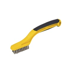 Hyde  0.62 in. W x 7 in. L Stainless Steel  Grout Brush 
