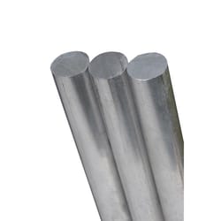 K&S 7/16 in. D X 12 in. L Stainless Steel Unthreaded Rod