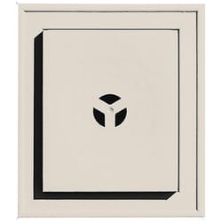 Builders Edge 8 in. H X 1-1/2 in. L Prefinished Almond Vinyl Mounting Block